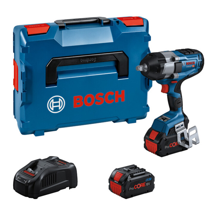 Bosch Akku-Drehschlagschrauber GDS 18V-1000 C: 2x Akku ProCORE18V 5.5Ah in L-BOXX