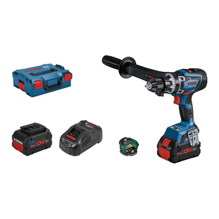 Bosch Akku-Schlagbohrschrauber GSB 18V-150 C mit 2x Akku ProCORE18V 8.0Ah in L-BOXX