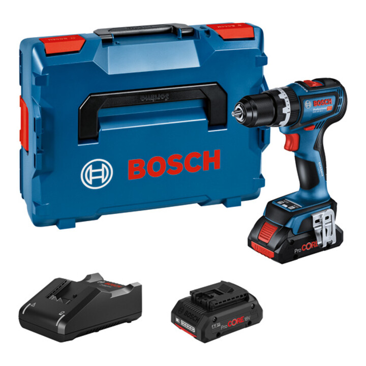 Bosch Akku-Schlagbohrschrauber GSB 18V-90 C mit 2x ProCore 4