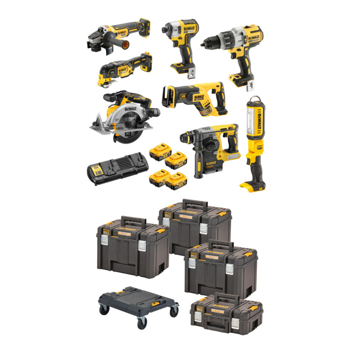 DEWALT Akku-Schlagbohrschrauber-Set 18V / 5Ah DCD 996