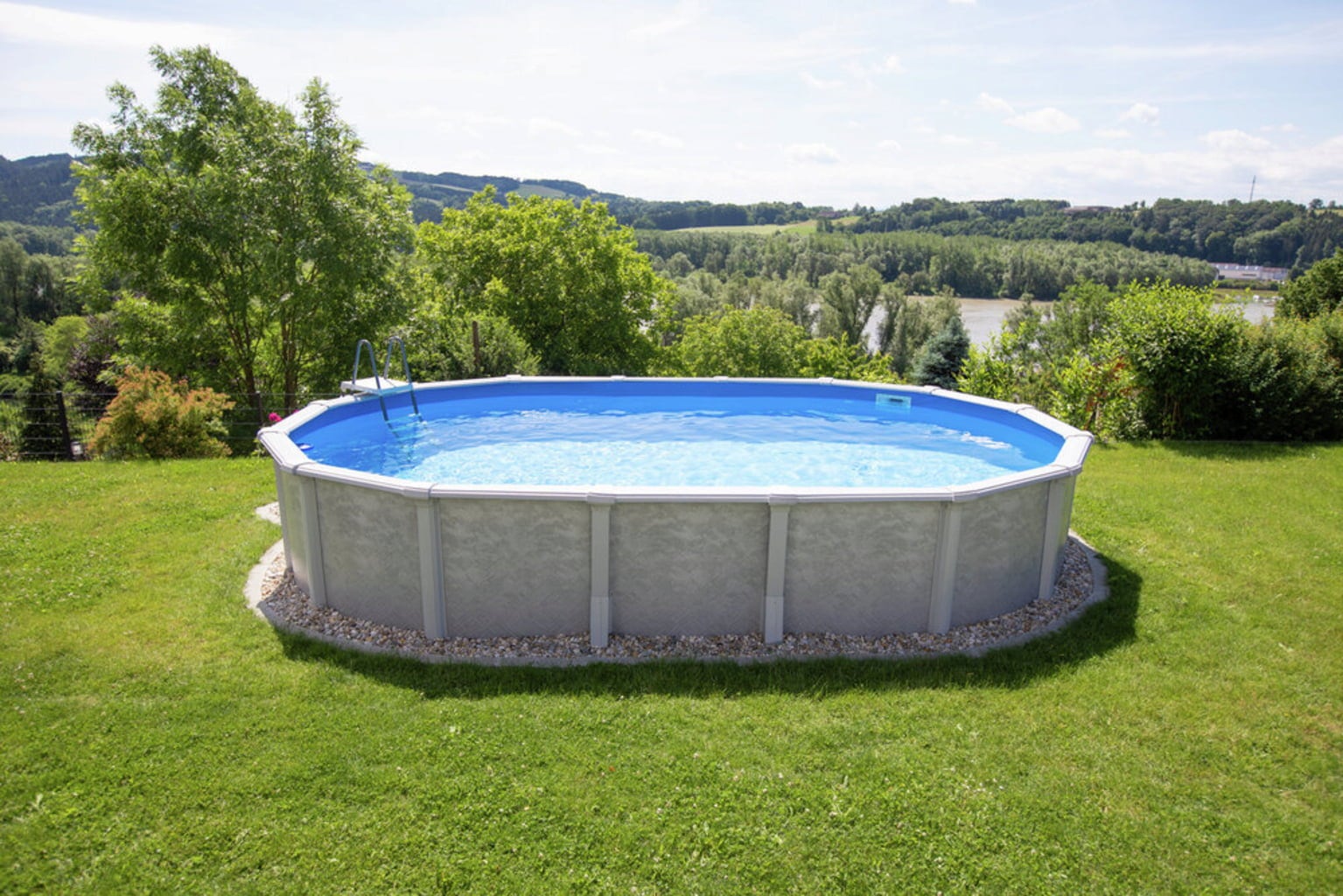 Grande Pool Set Oval 549 x 366 x 135 cm