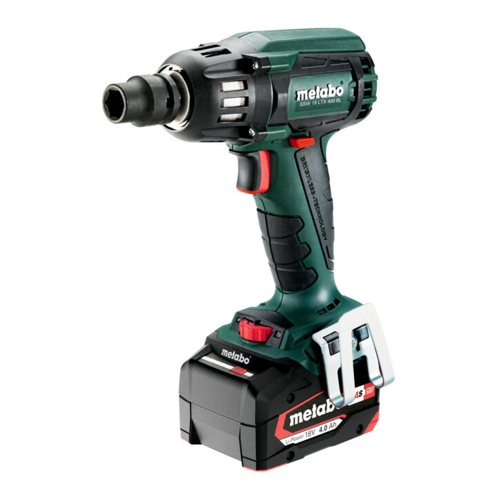 Metabo Akku-Schlagschrauber SSW 18 LTX 400 BL metaBOX 145; 18V 2x4Ah Li-Power + ASC 55
