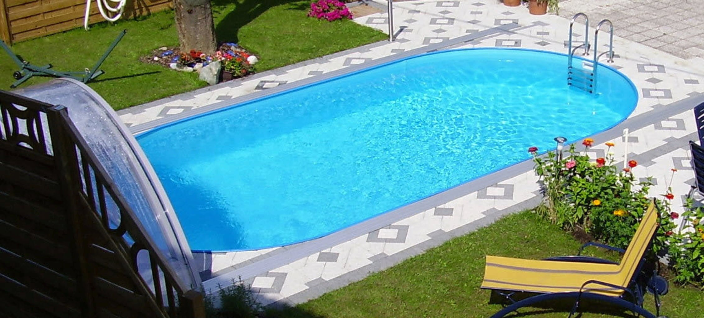 Styria Pool Oval 737 x 360 x 150 cm